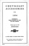 1954 Chevrolet Truck Accessories Price List-00 001